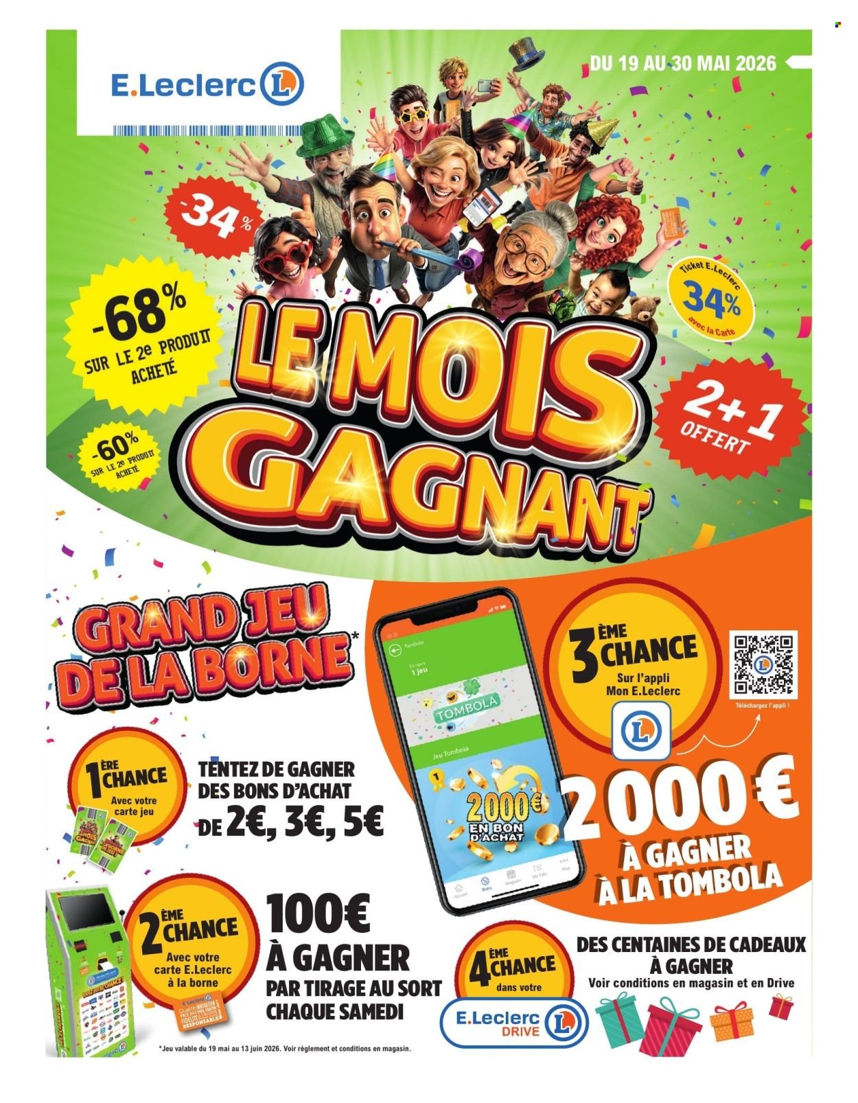 Catalogue E.LECLERC - LE MOIS GAGNANT