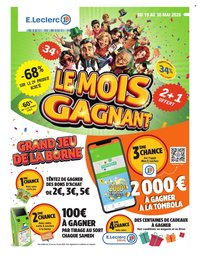 Catalogue E.LECLERC - LE MOIS GAGNANT