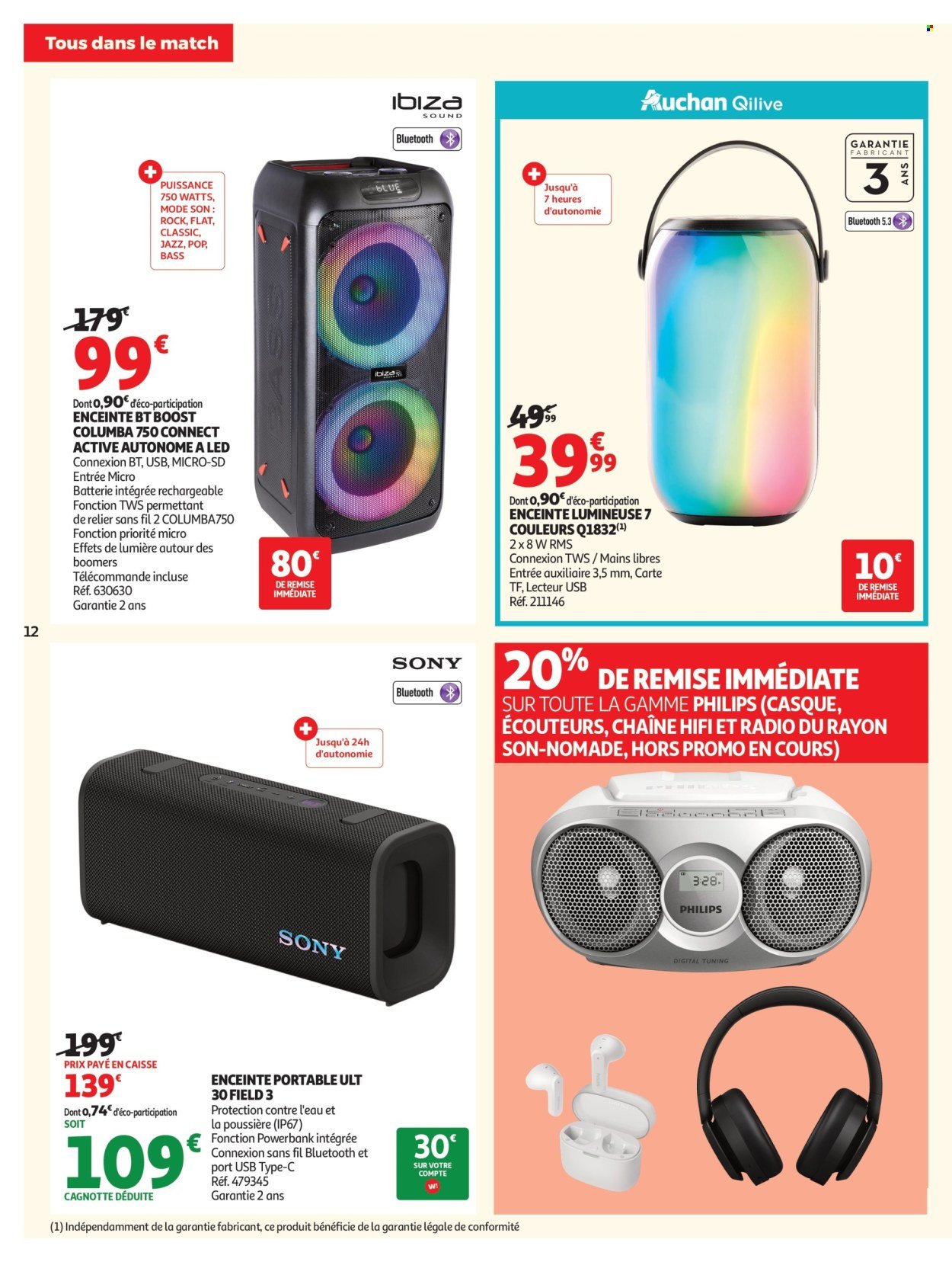 Catalogue AUCHAN - Téléviseurs & high-tech