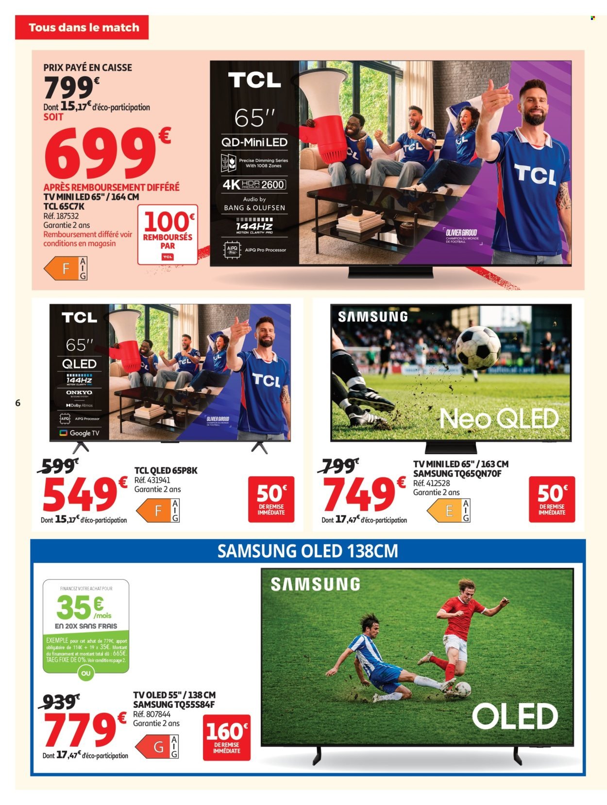 Catalogue AUCHAN - Téléviseurs & high-tech