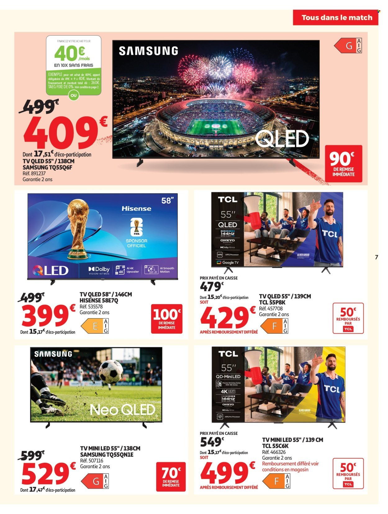 Catalogue AUCHAN - Téléviseurs & high-tech