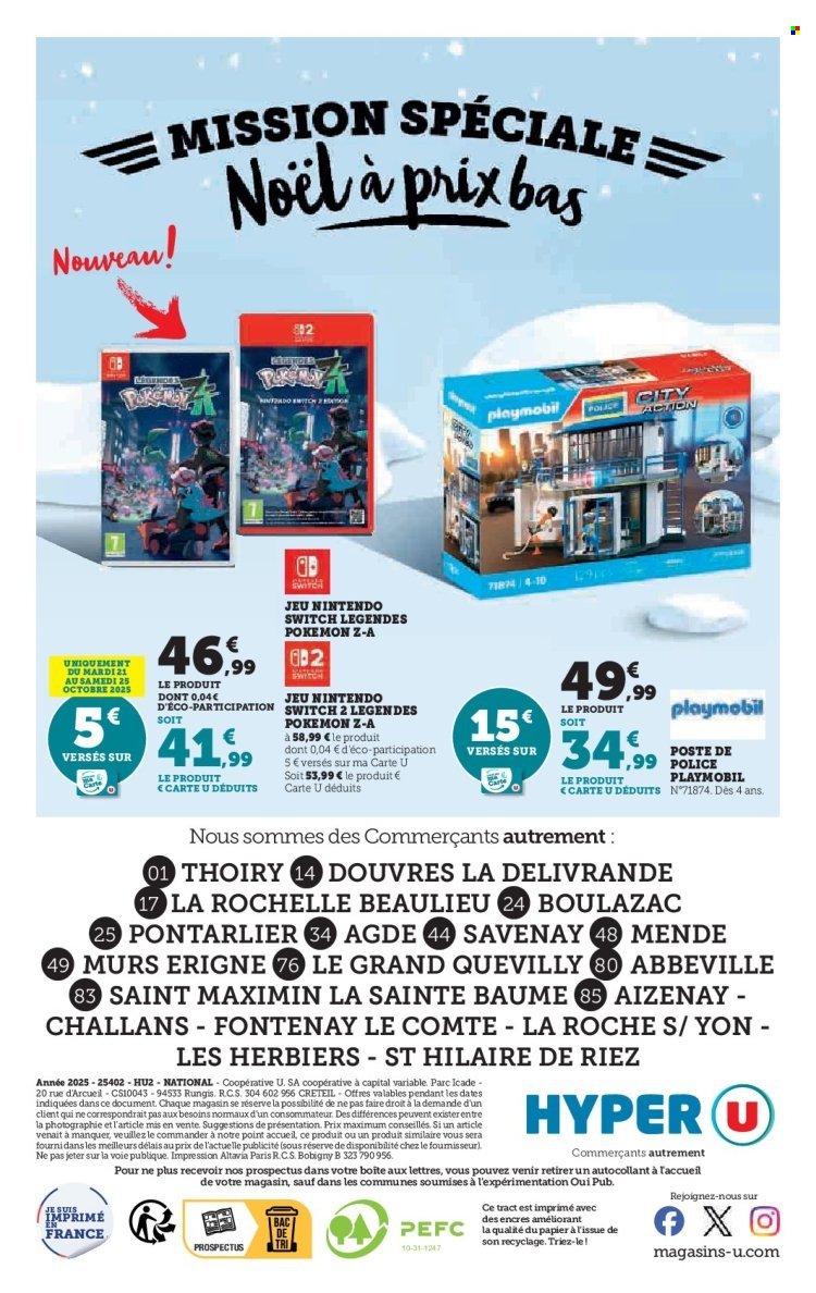 Catalogue HYPER U - Prix bas de Noël (2025-10-21 - 2025-12-07)
