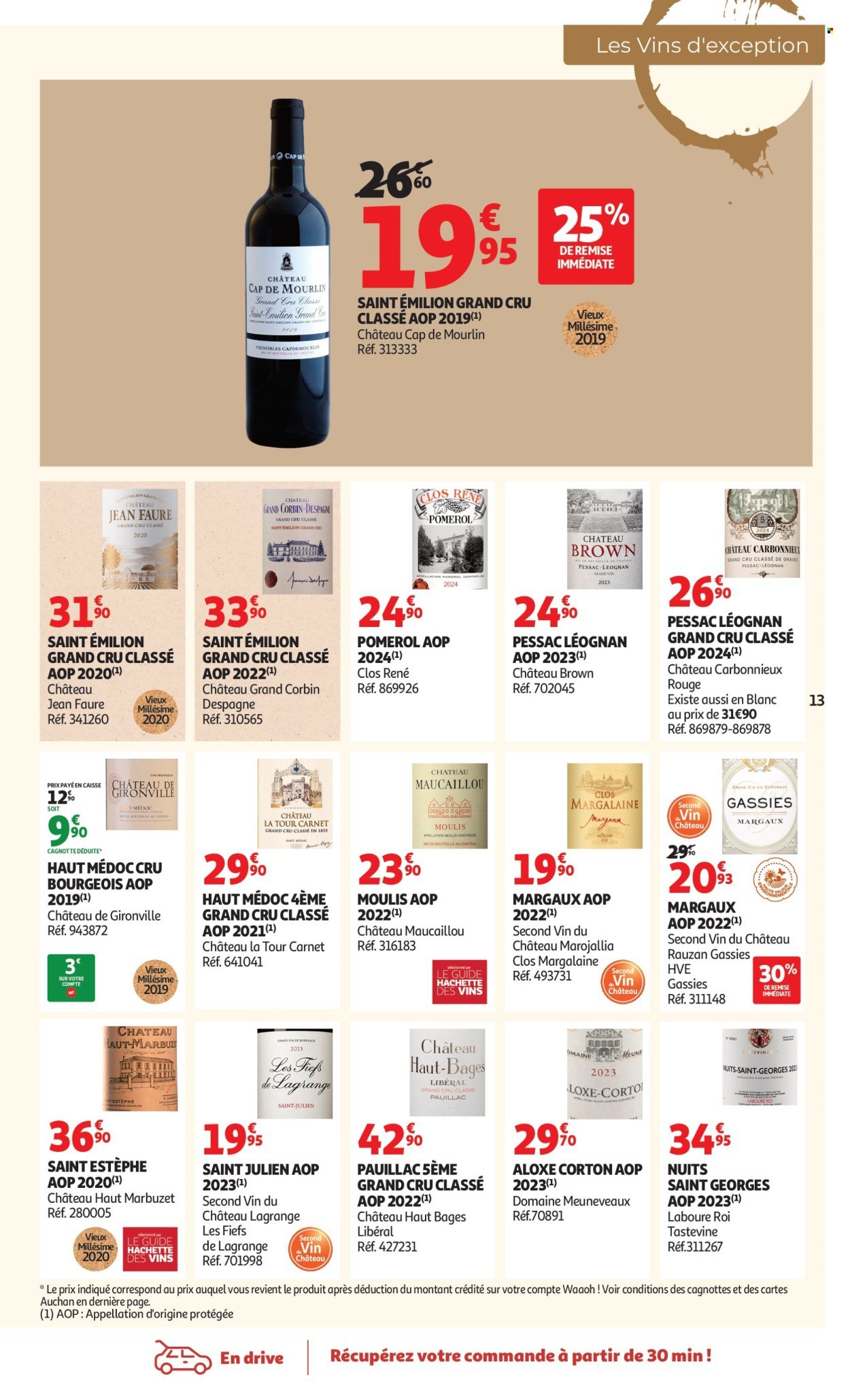 Catalogue AUCHAN - Foire aux vins