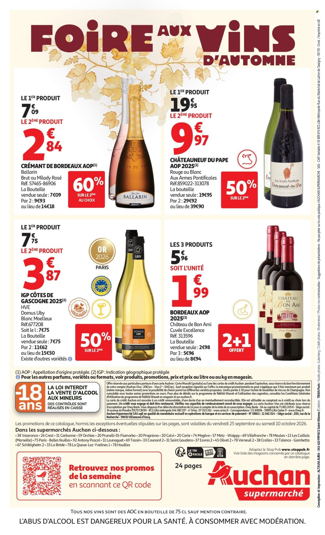Catalogue AUCHAN - Foire aux vins