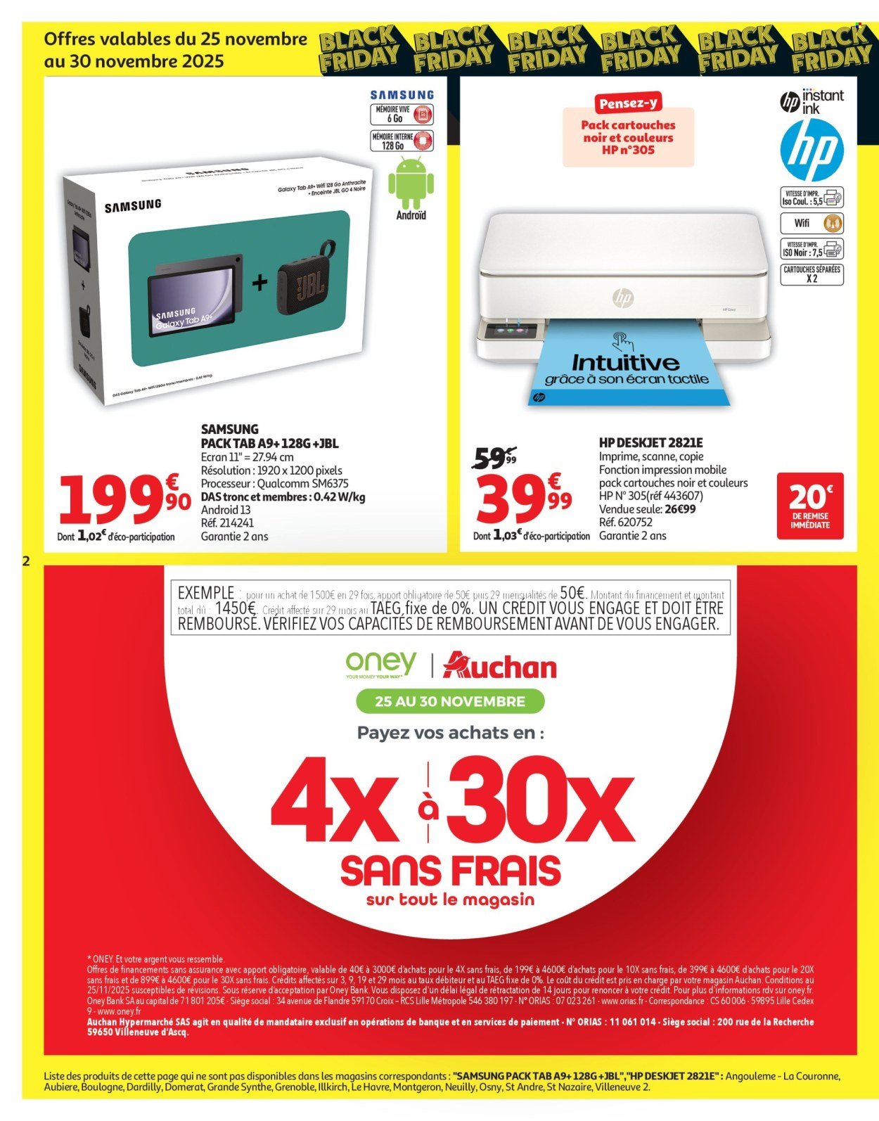 Catalogue AUCHAN - Black Friday chez Auchan