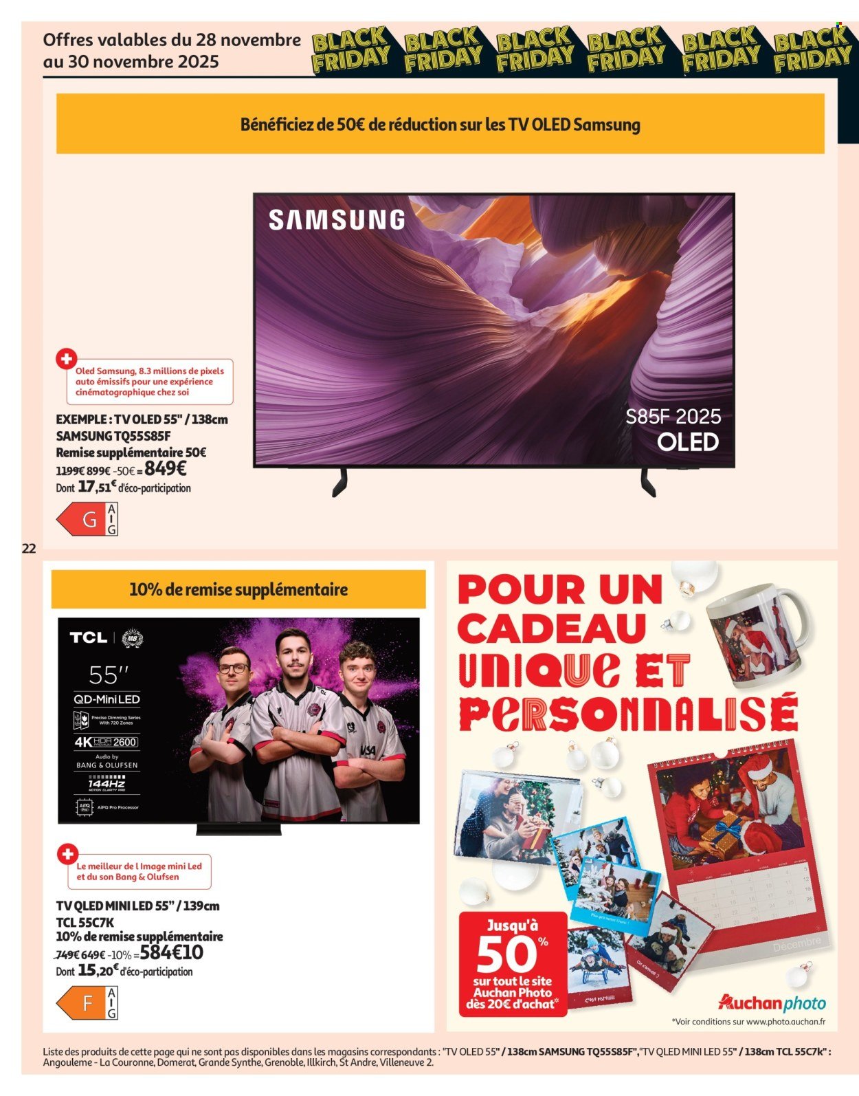 Catalogue AUCHAN - Black Friday chez Auchan