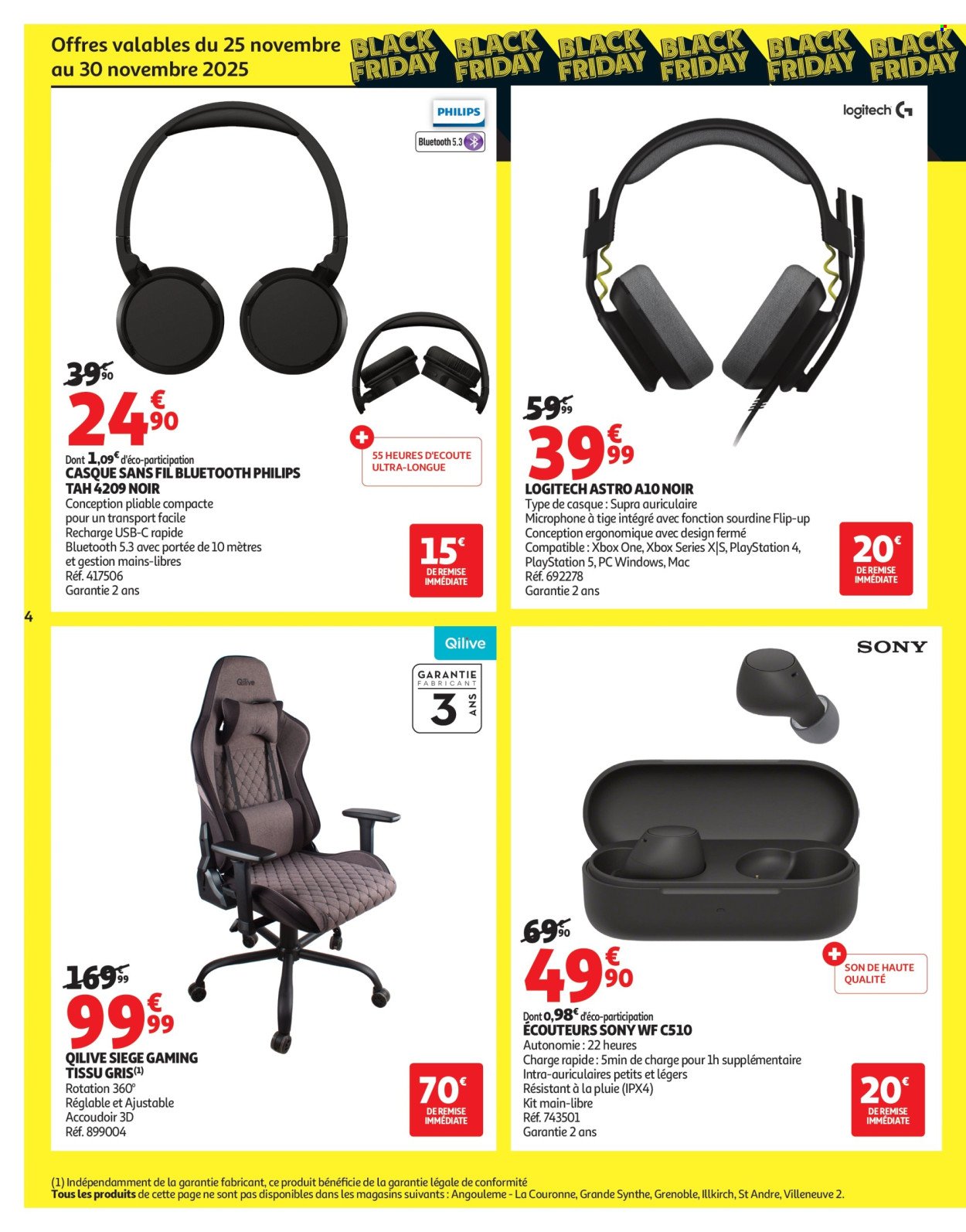 Catalogue AUCHAN - Black Friday chez Auchan