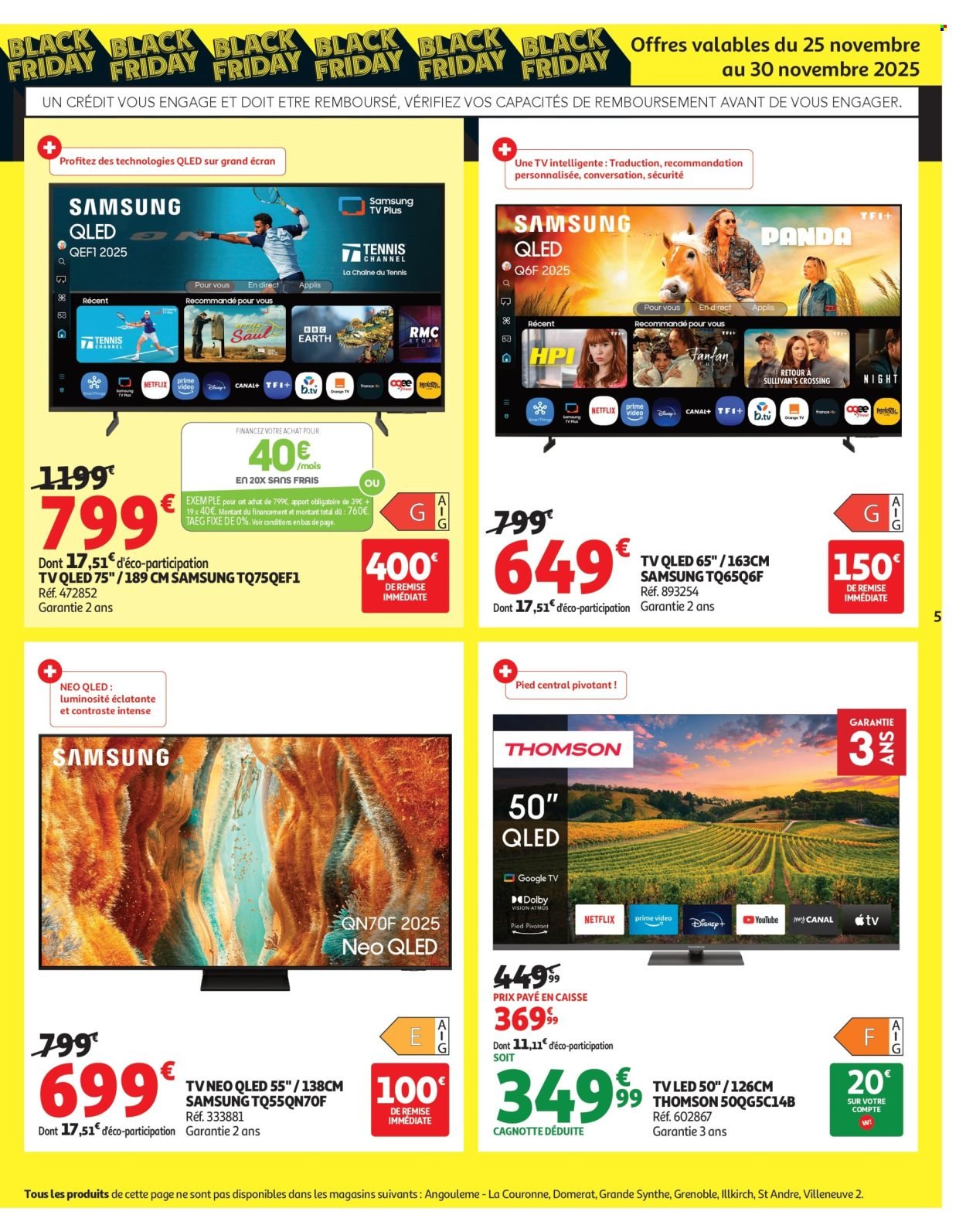 Catalogue AUCHAN - Black Friday chez Auchan