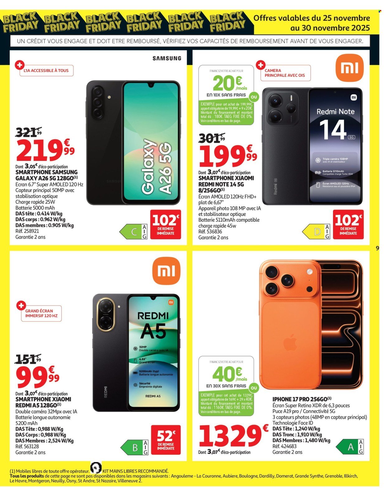 Catalogue AUCHAN - Black Friday chez Auchan