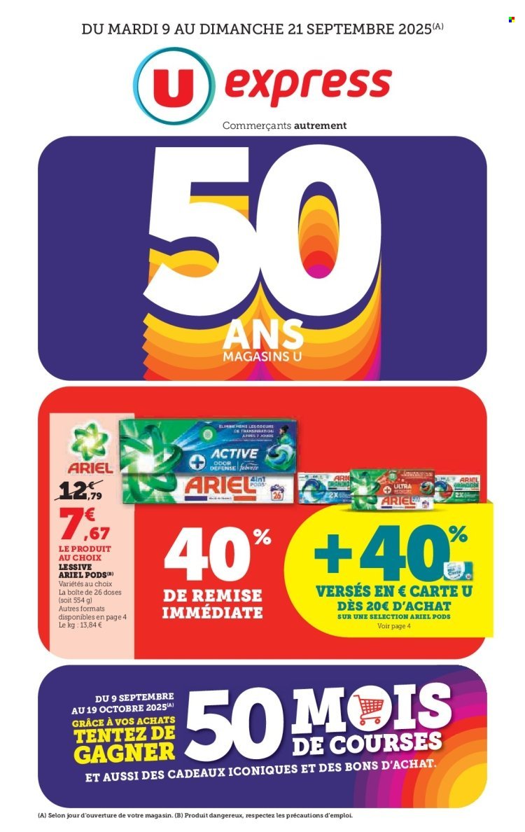 Catalogue U EXPRESS - Les prix bas de la semaine (2025-09-09 - 2025-09-21)