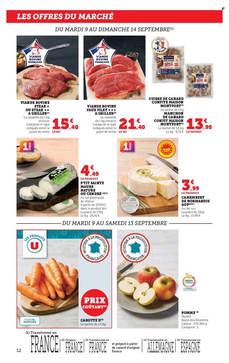 Catalogue U EXPRESS - Les prix bas de la semaine (2025-09-09 - 2025-09-21)