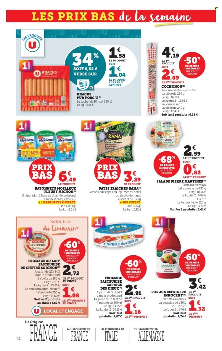 Catalogue U EXPRESS - Les prix bas de la semaine (2025-09-09 - 2025-09-21)