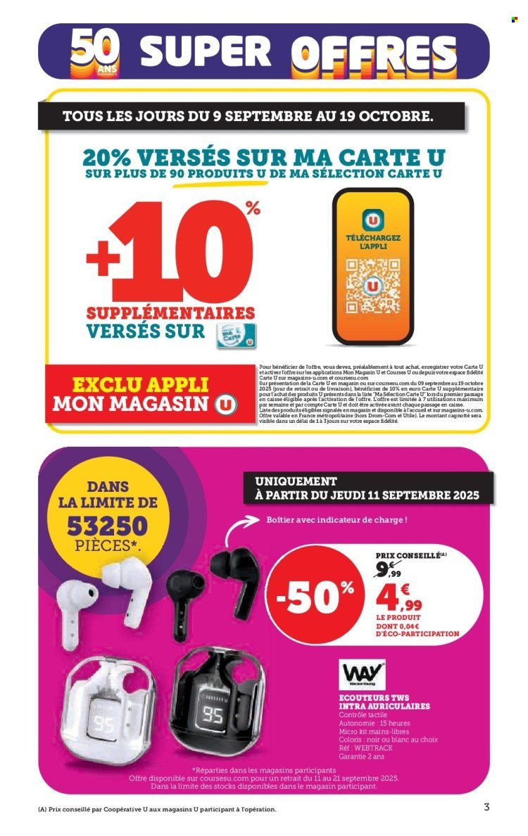 Catalogue U EXPRESS - Les prix bas de la semaine (2025-09-09 - 2025-09-21)