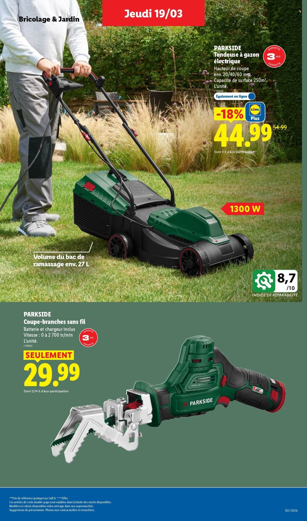 Catalogue LIDL - Les promos de la semaine (2026-03-19 - 2026-03-25)