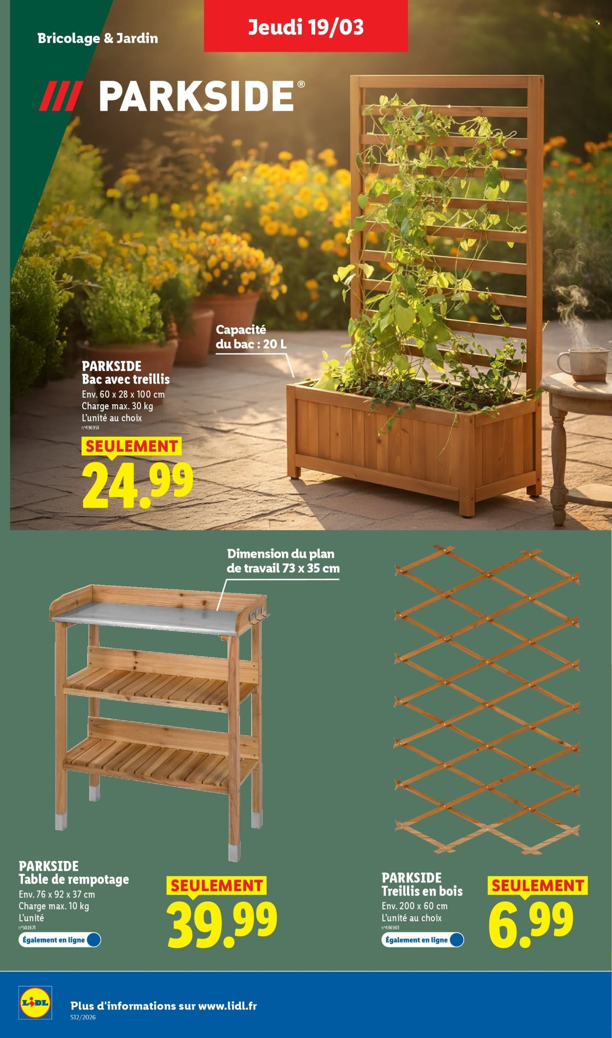 Catalogue LIDL - Les promos de la semaine (2026-03-19 - 2026-03-25)