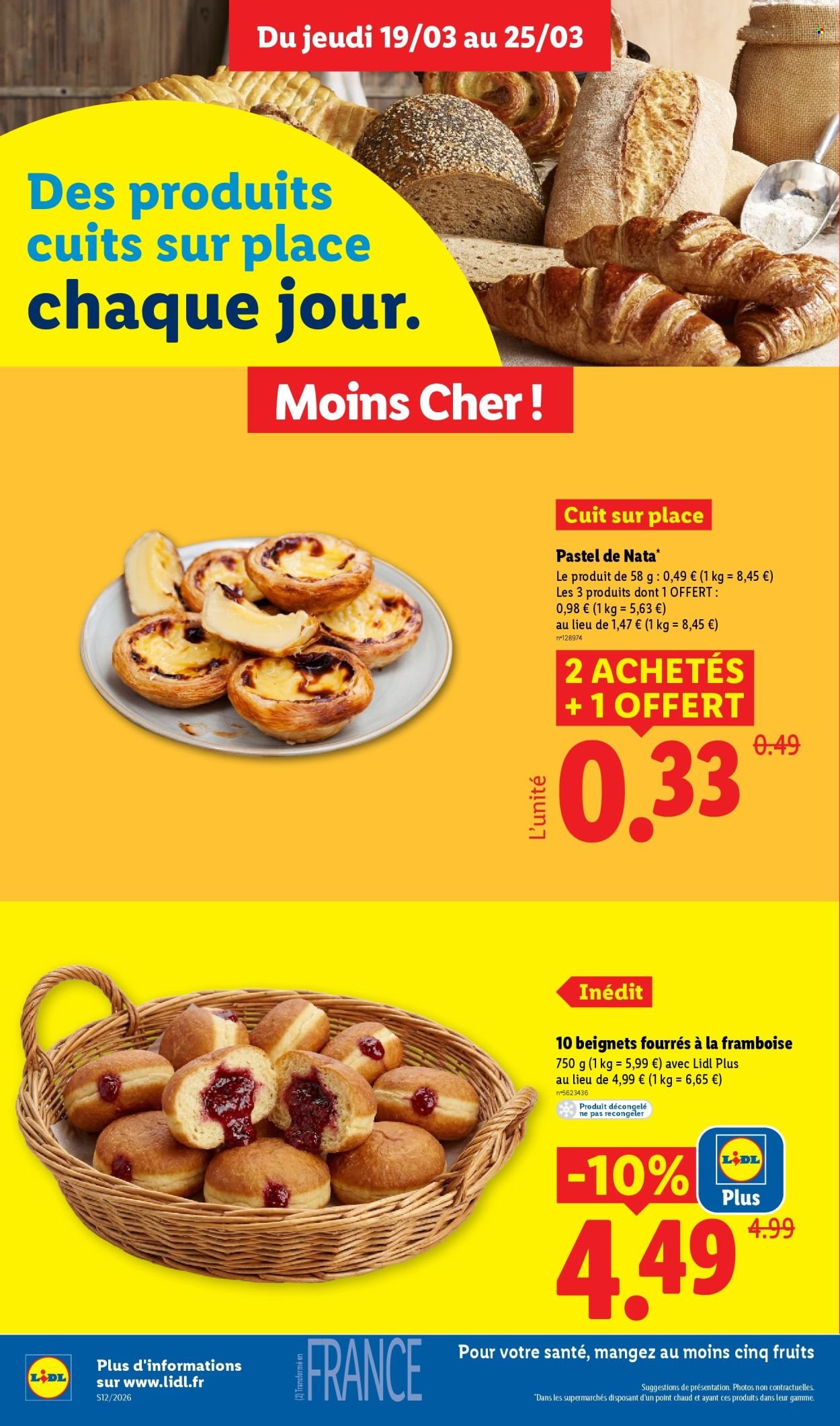 Catalogue LIDL - Les promos de la semaine (2026-03-19 - 2026-03-25)