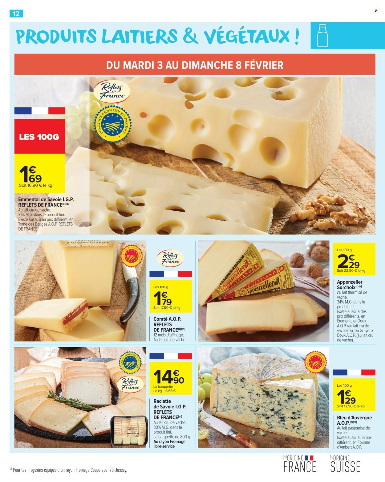 Catalogue CARREFOUR MARKET - LES PRODUITS LAITIERS & VÉGÉTAUX