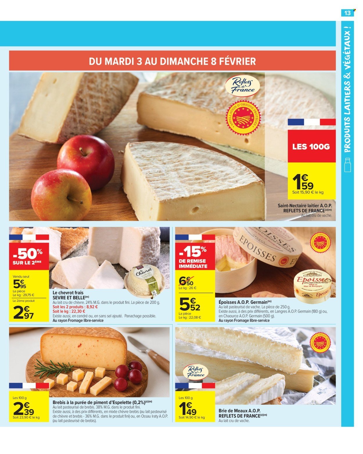 Catalogue CARREFOUR MARKET - LES PRODUITS LAITIERS & VÉGÉTAUX