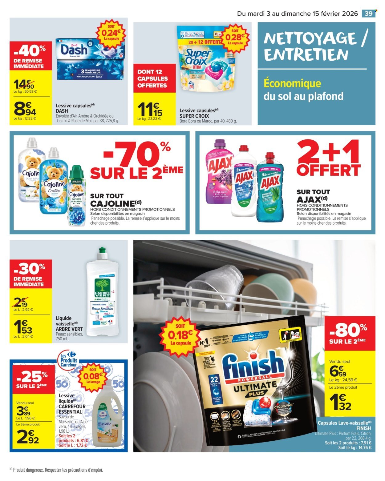Catalogue CARREFOUR MARKET - LES PRODUITS LAITIERS & VÉGÉTAUX