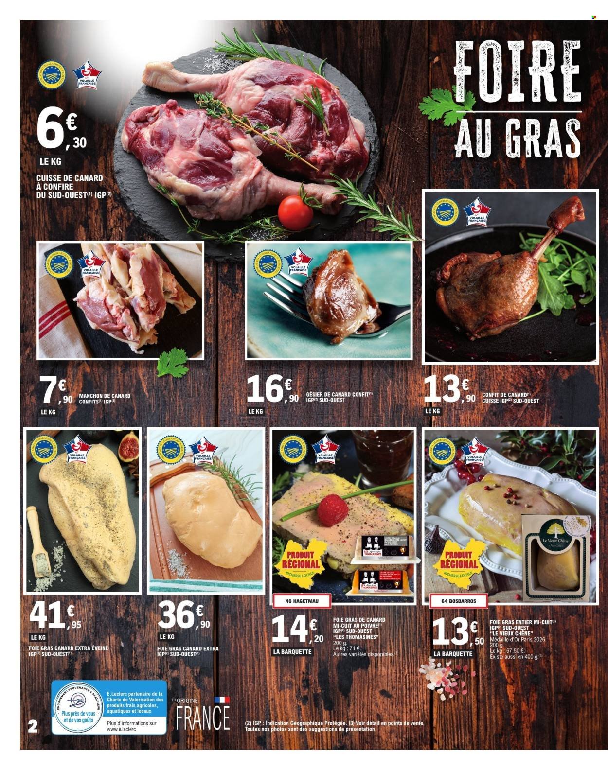 Catalogue E.LECLERC - FOIRE AU GRAS