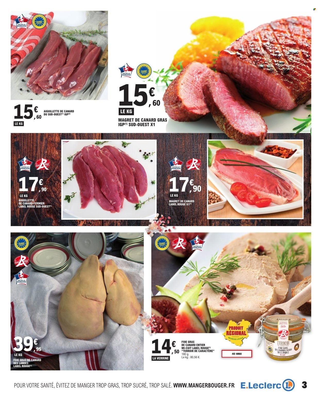 Catalogue E.LECLERC - FOIRE AU GRAS