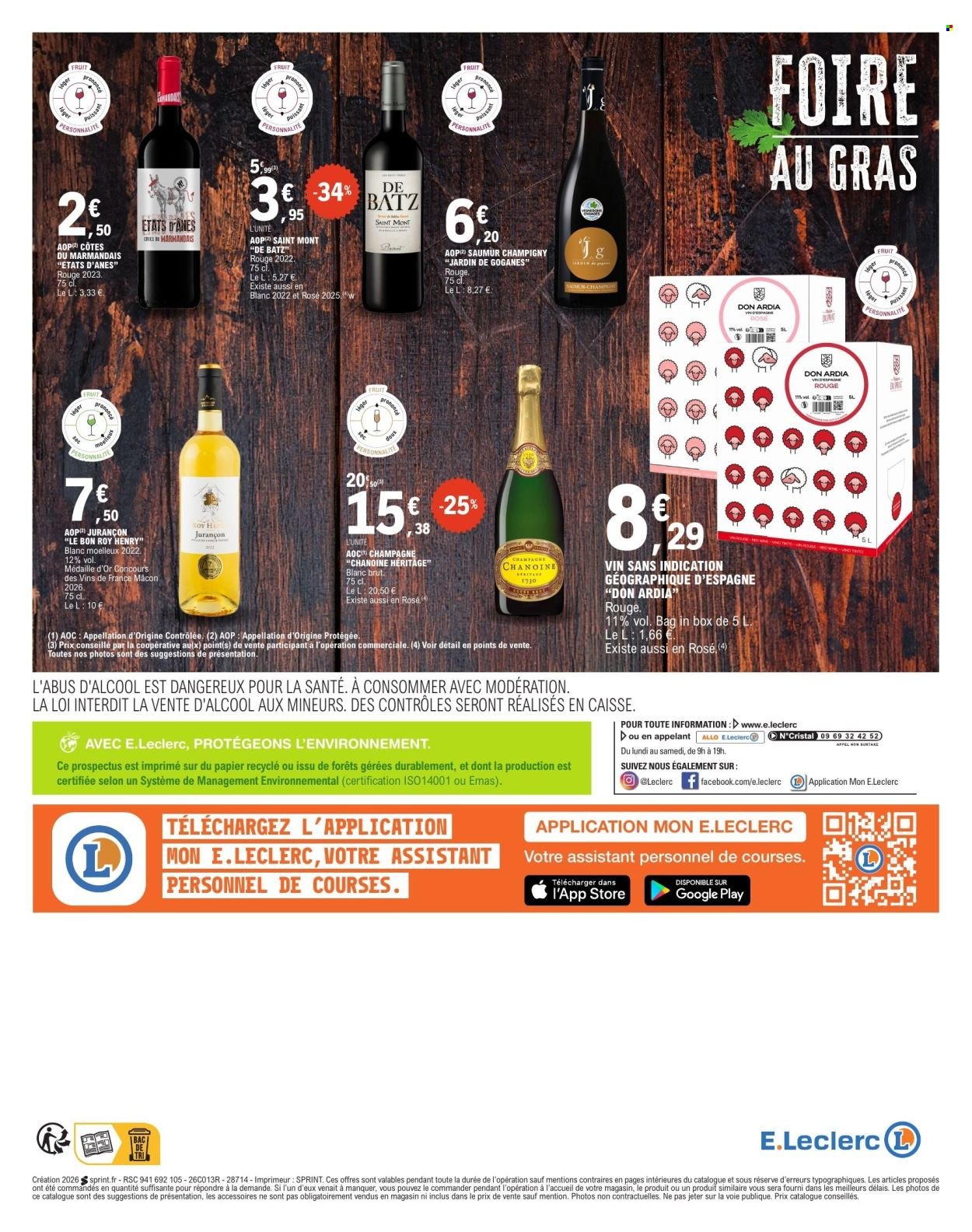 Catalogue E.LECLERC - FOIRE AU GRAS