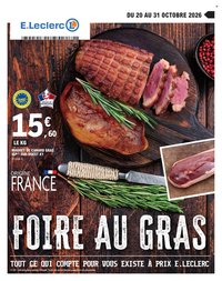 Catalogue E.LECLERC - FOIRE AU GRAS