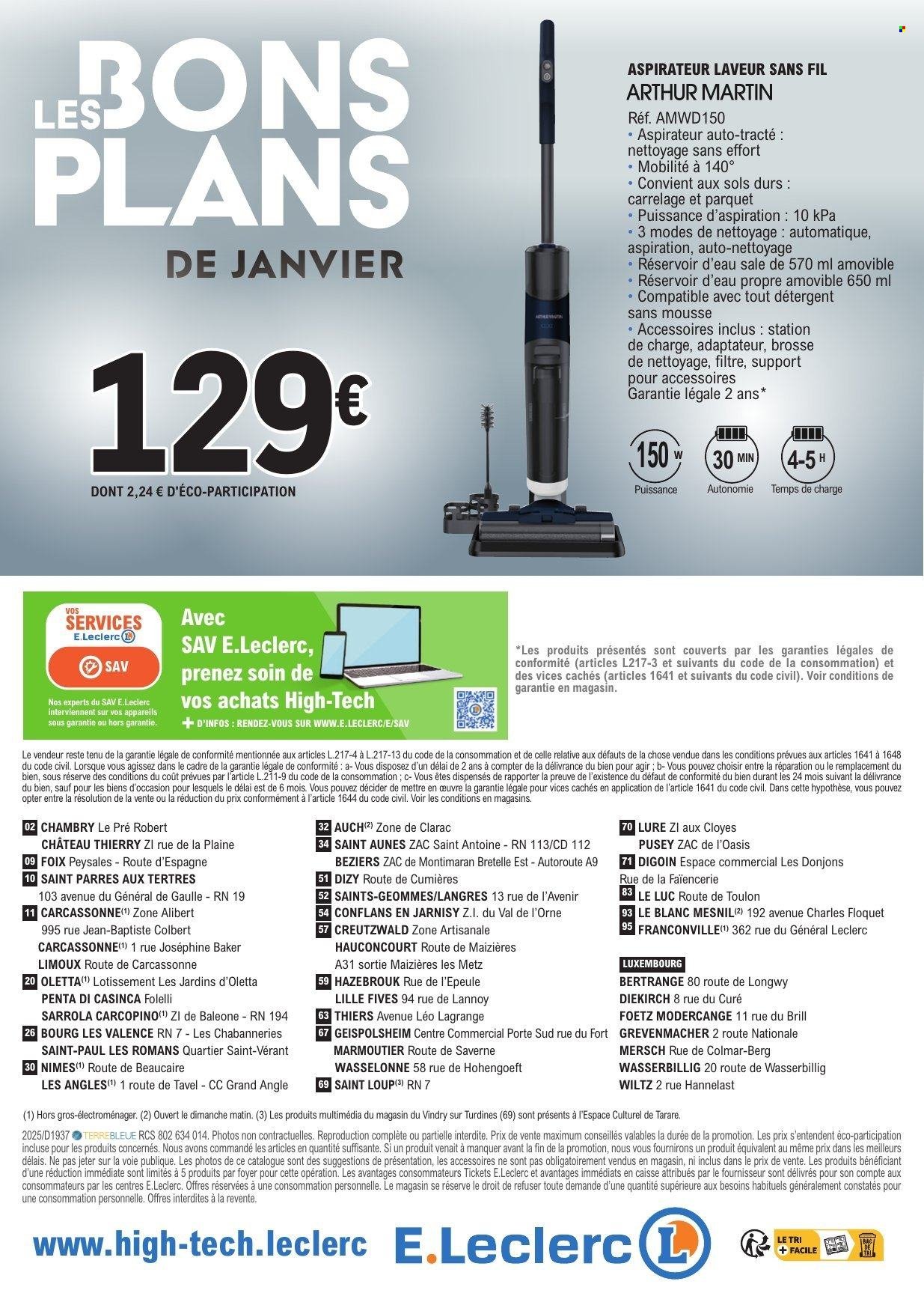 Catalogue E.LECLERC - BONS PLANS JANVIER 2026 (2026-01-06 - 2026-01-17)