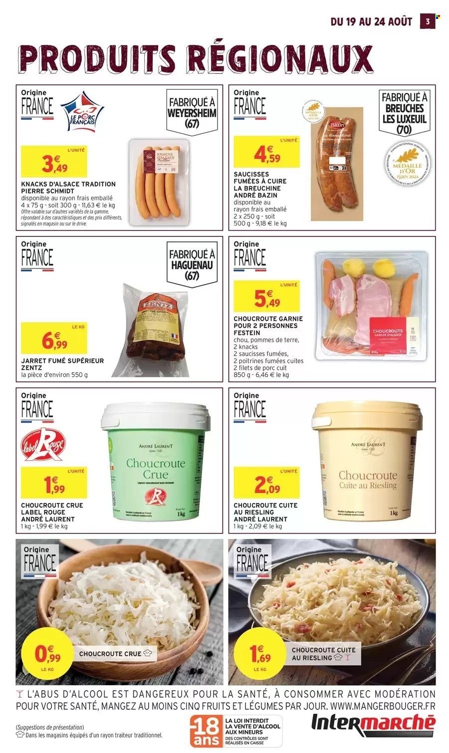 Catalogue INTERMARCHÉ - Traditions gourmandes choucroute à l'honneur (2025-08-19 - 2025-08-24)