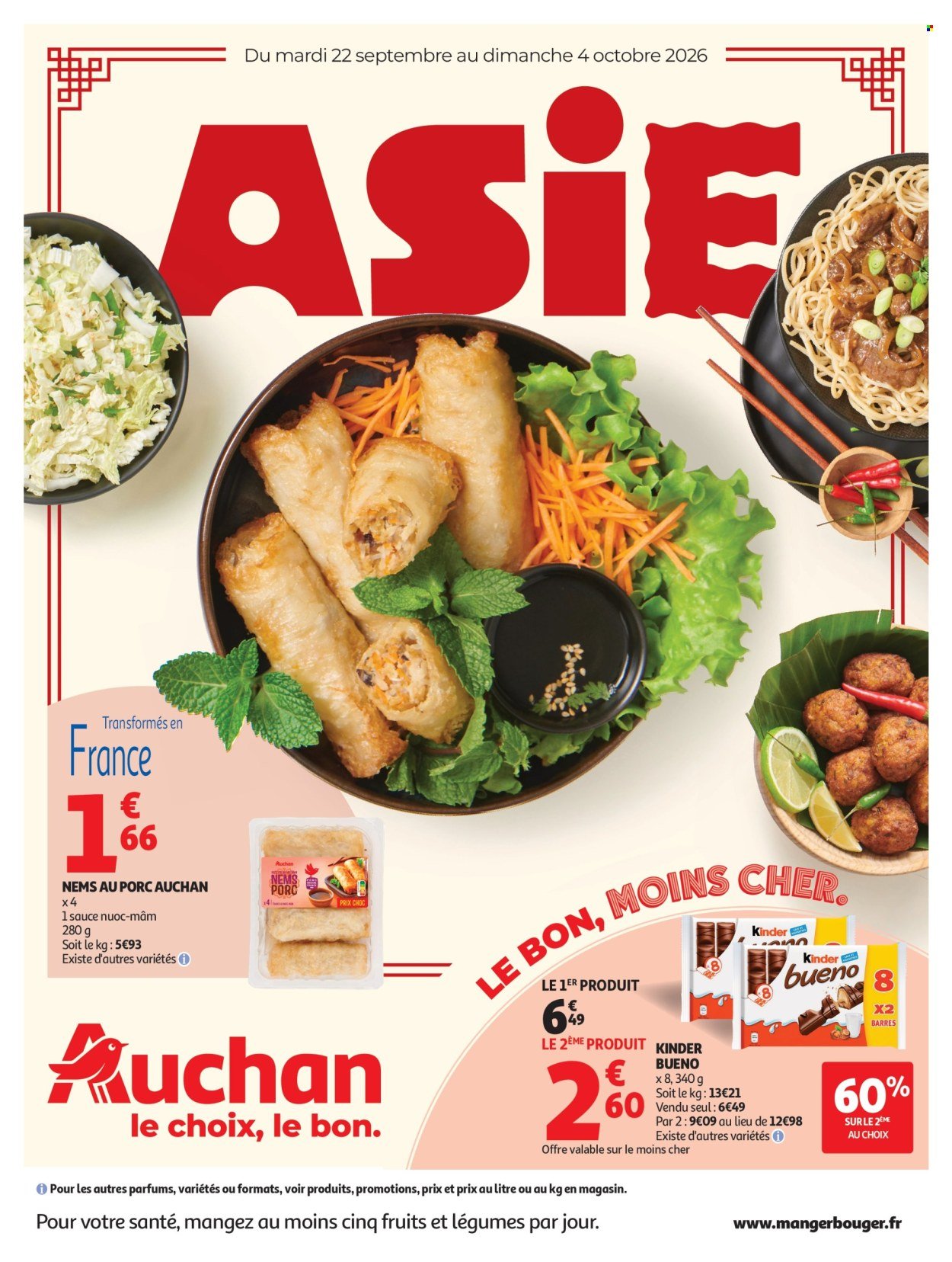 Catalogue AUCHAN - Saveurs d'Asie hypers