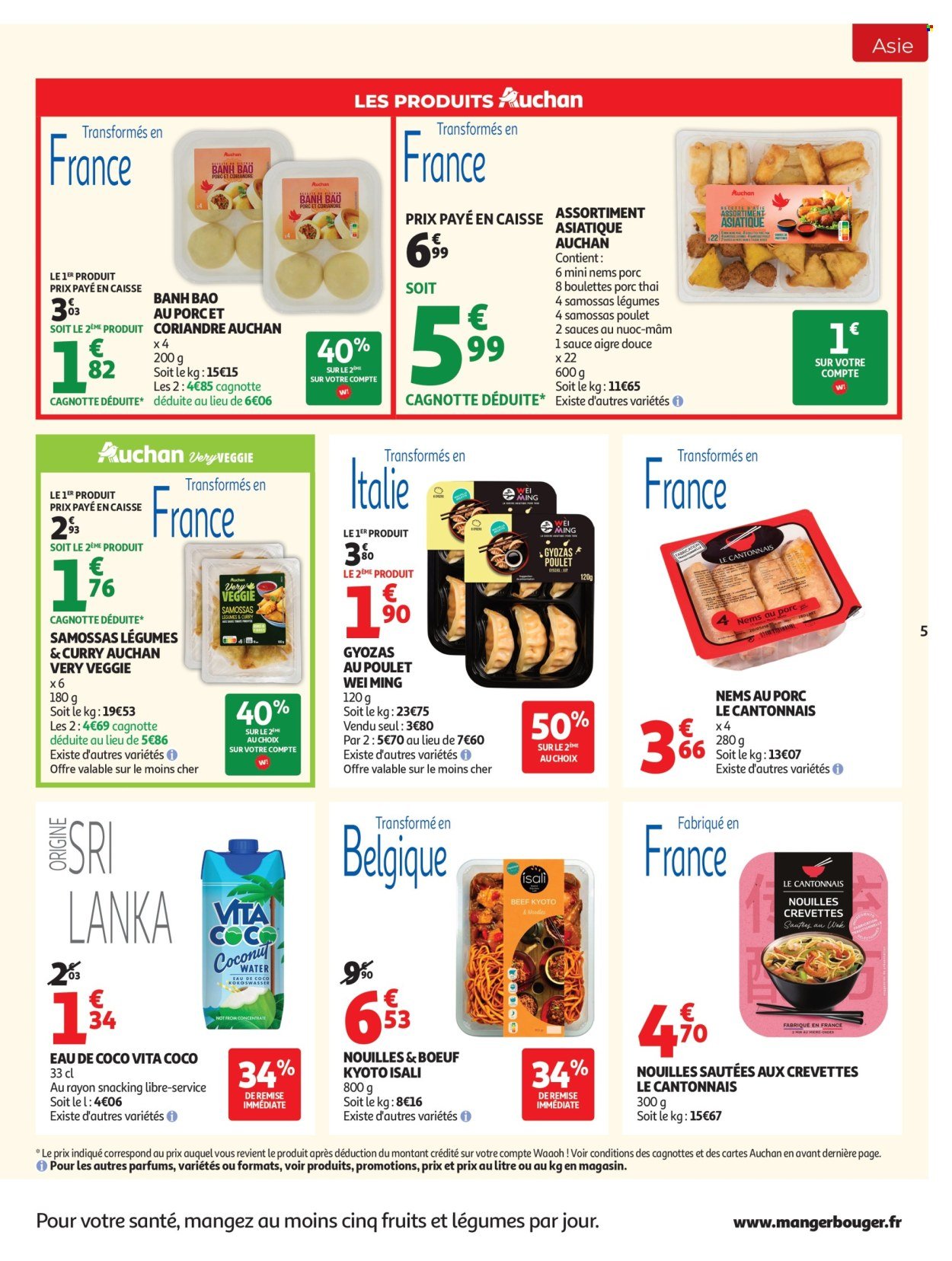 Catalogue AUCHAN - Saveurs d'Asie hypers