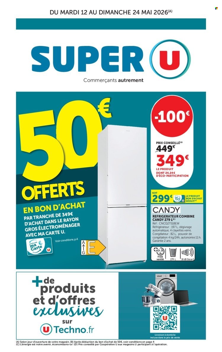 Catalogue SUPER U - Les prix bas de l'électroménager