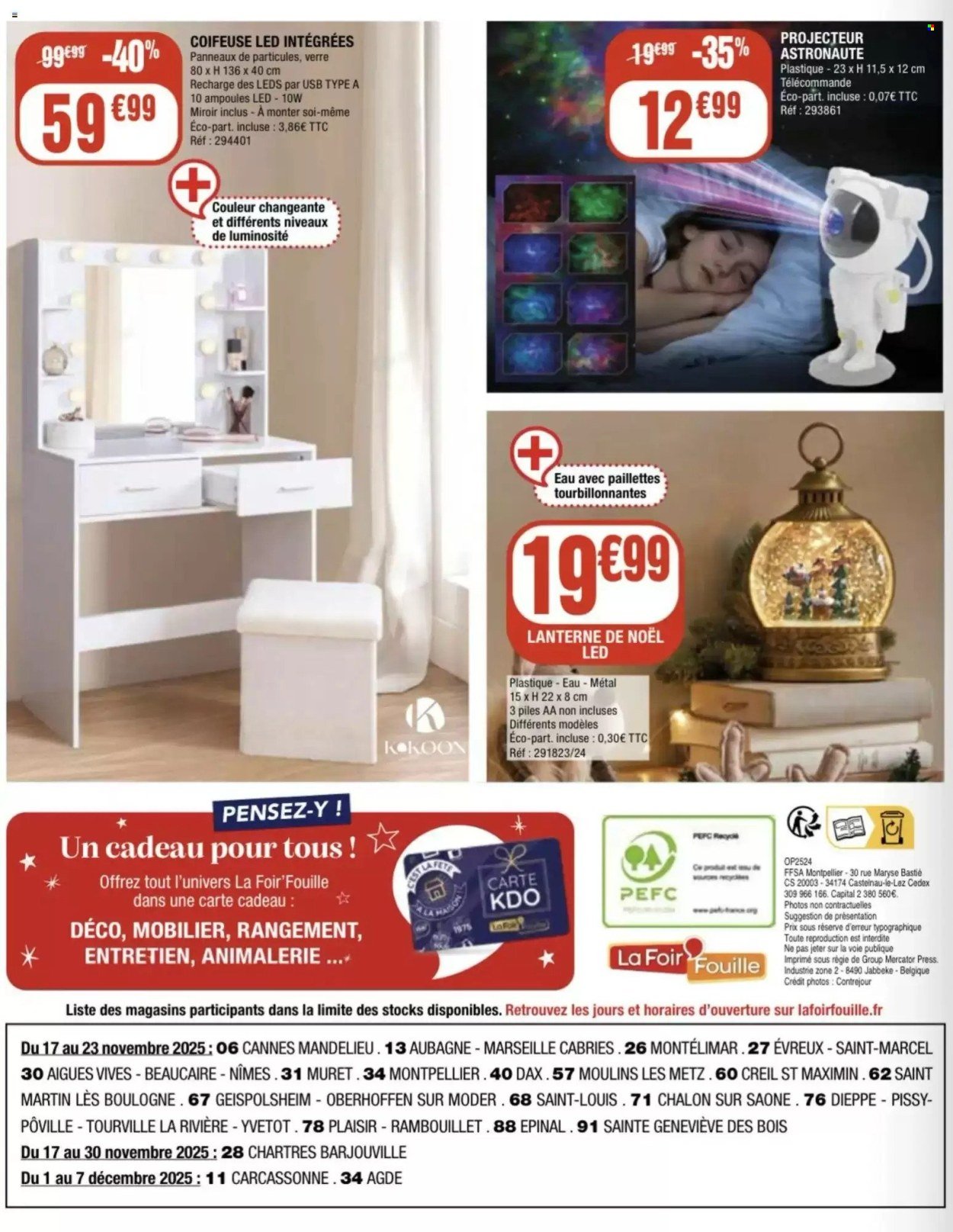 Catalogue LA FOIR'FOUILLE - Du lundi 17 novembre 2025