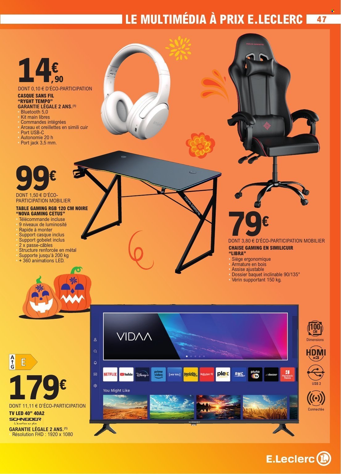 Catalogue E.LECLERC - TEMPS FORT FESTIF (2025-10-14 - 2025-10-26)