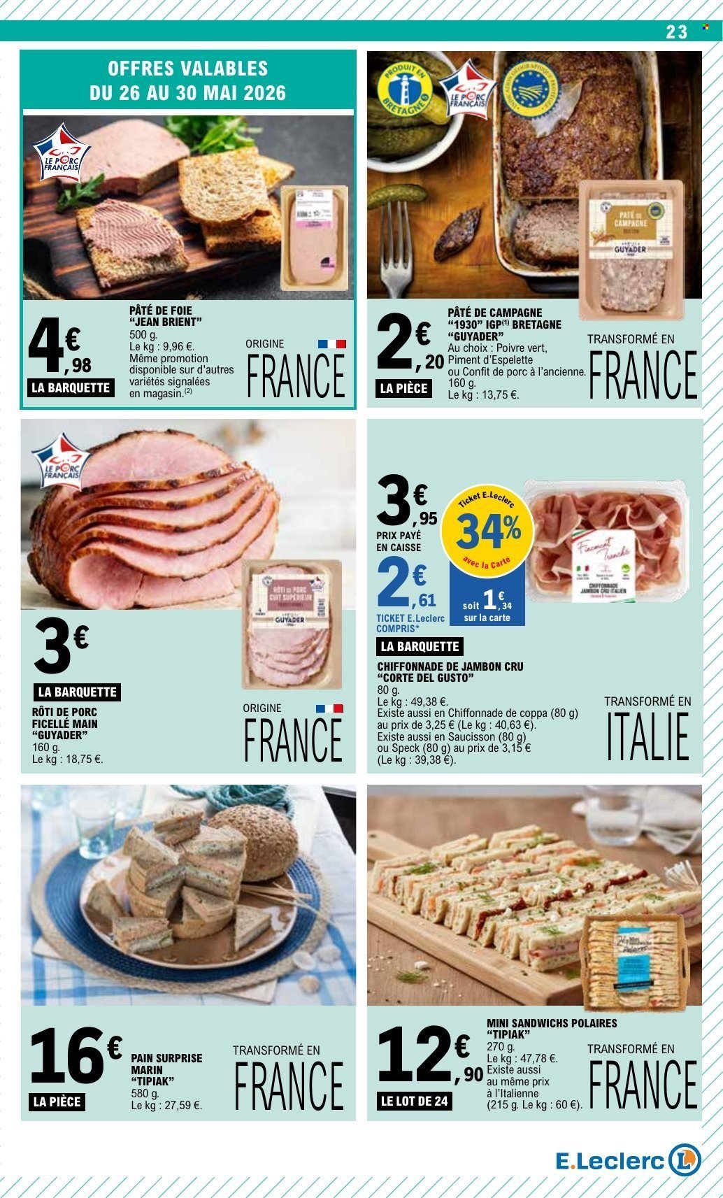 Catalogue E.LECLERC - DEPENSER MOINS (2026-05-26 - 2026-06-06)