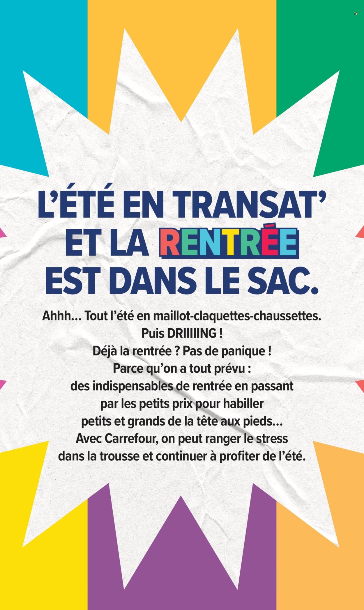 Catalogue CARREFOUR MARKET - RENTRÉE DES CLASSES