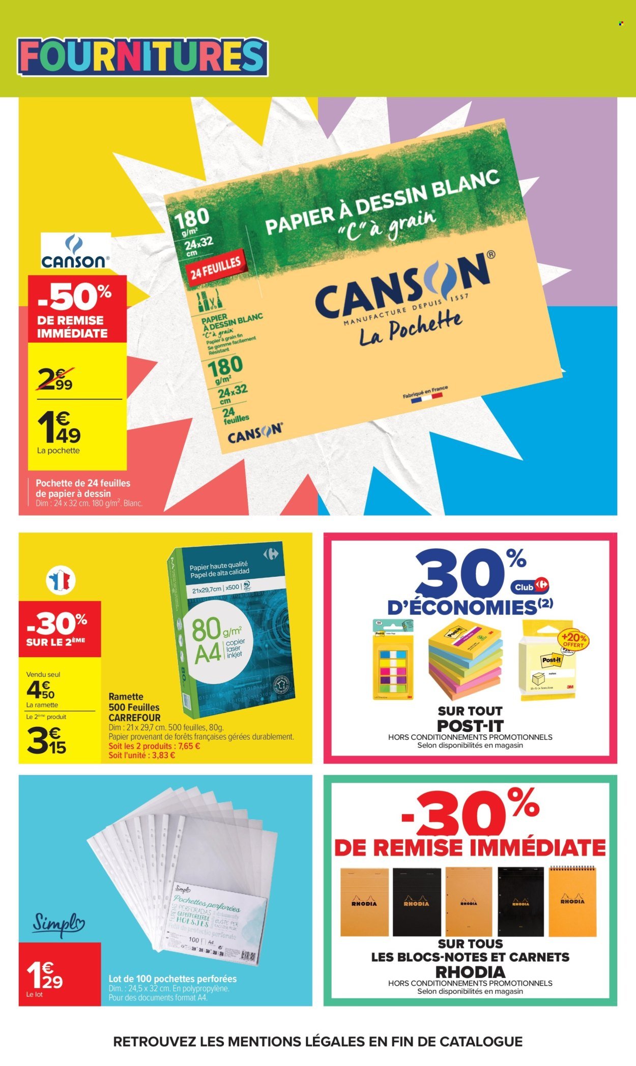 Catalogue CARREFOUR MARKET - RENTRÉE DES CLASSES