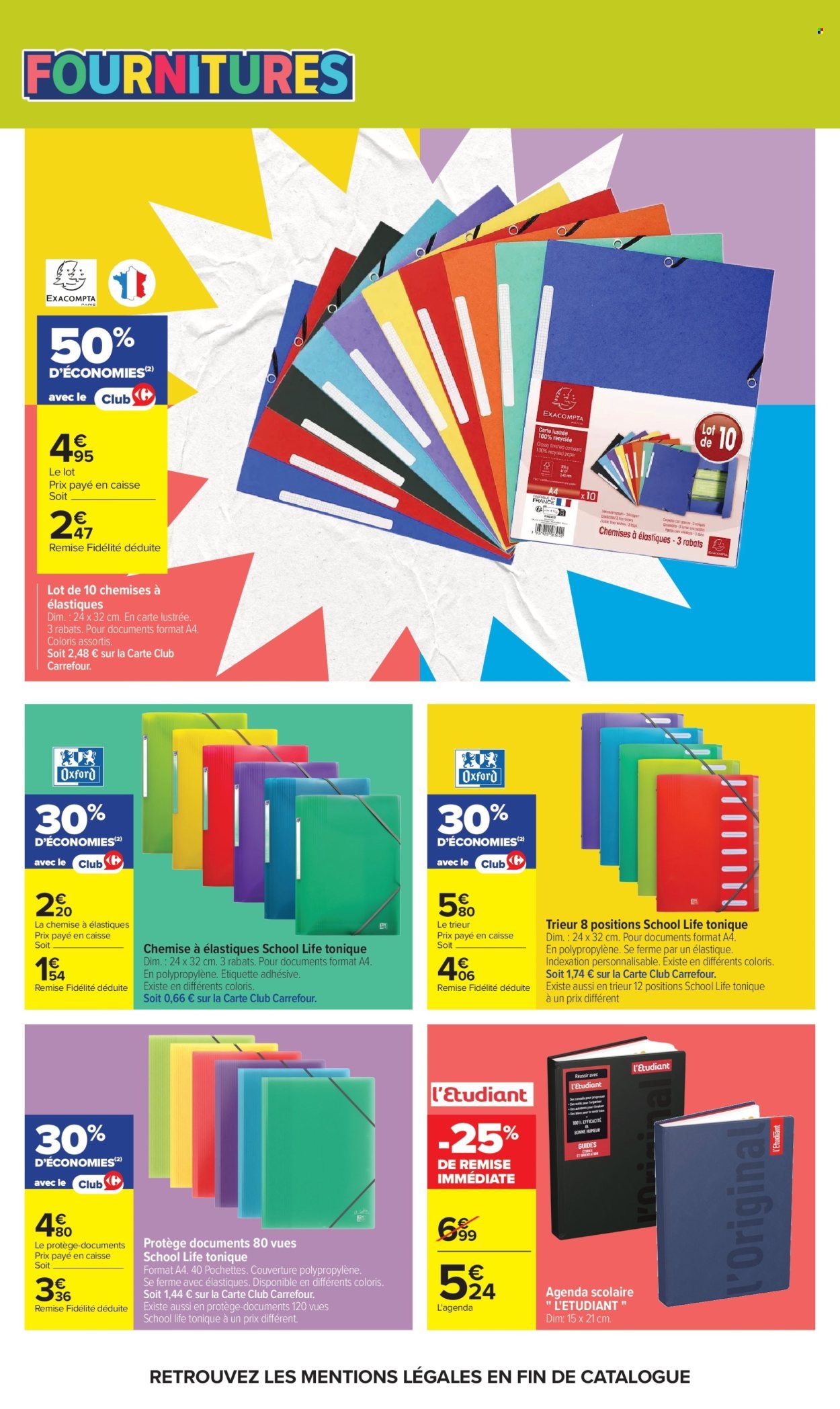 Catalogue CARREFOUR MARKET - RENTRÉE DES CLASSES
