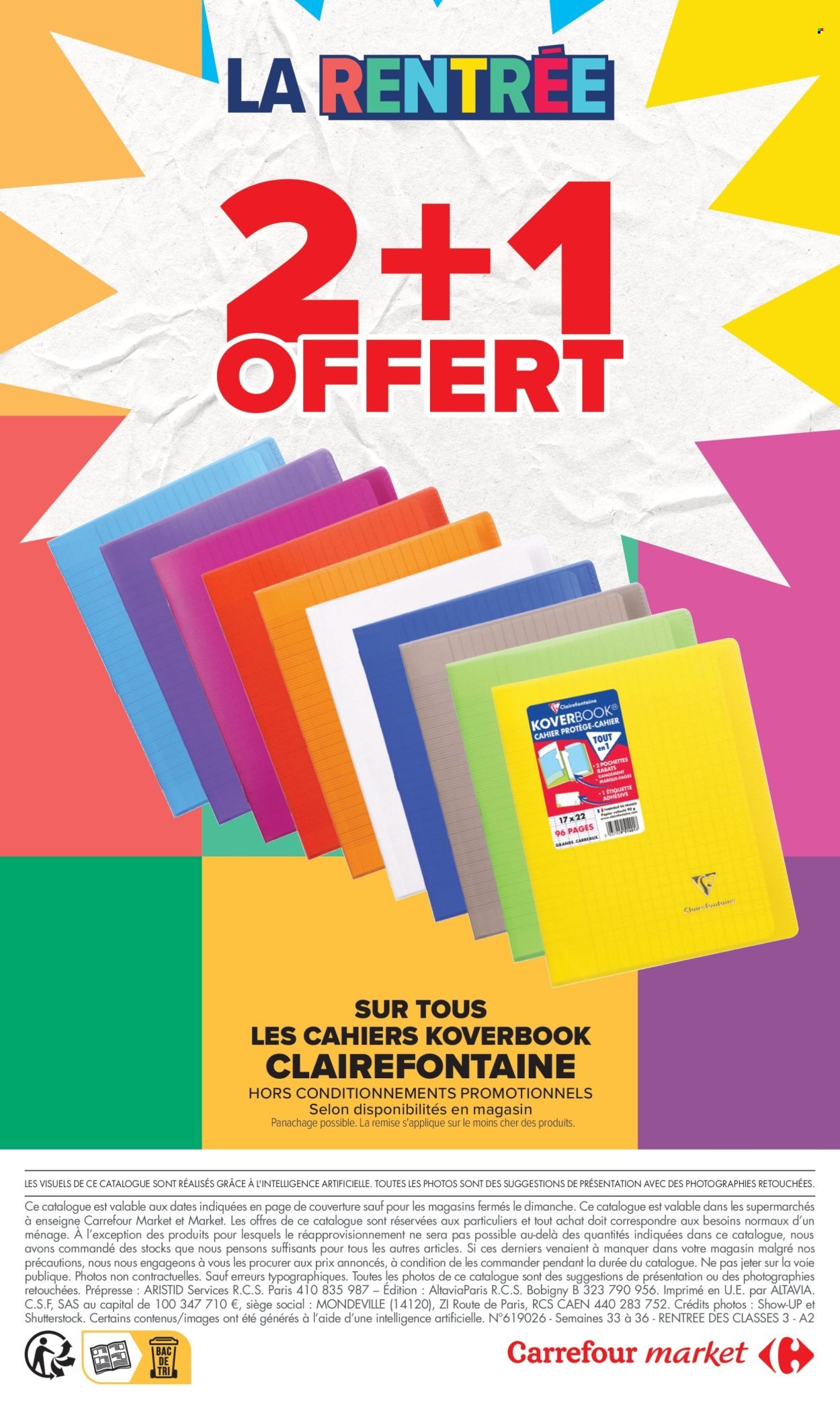 Catalogue CARREFOUR MARKET - RENTRÉE DES CLASSES