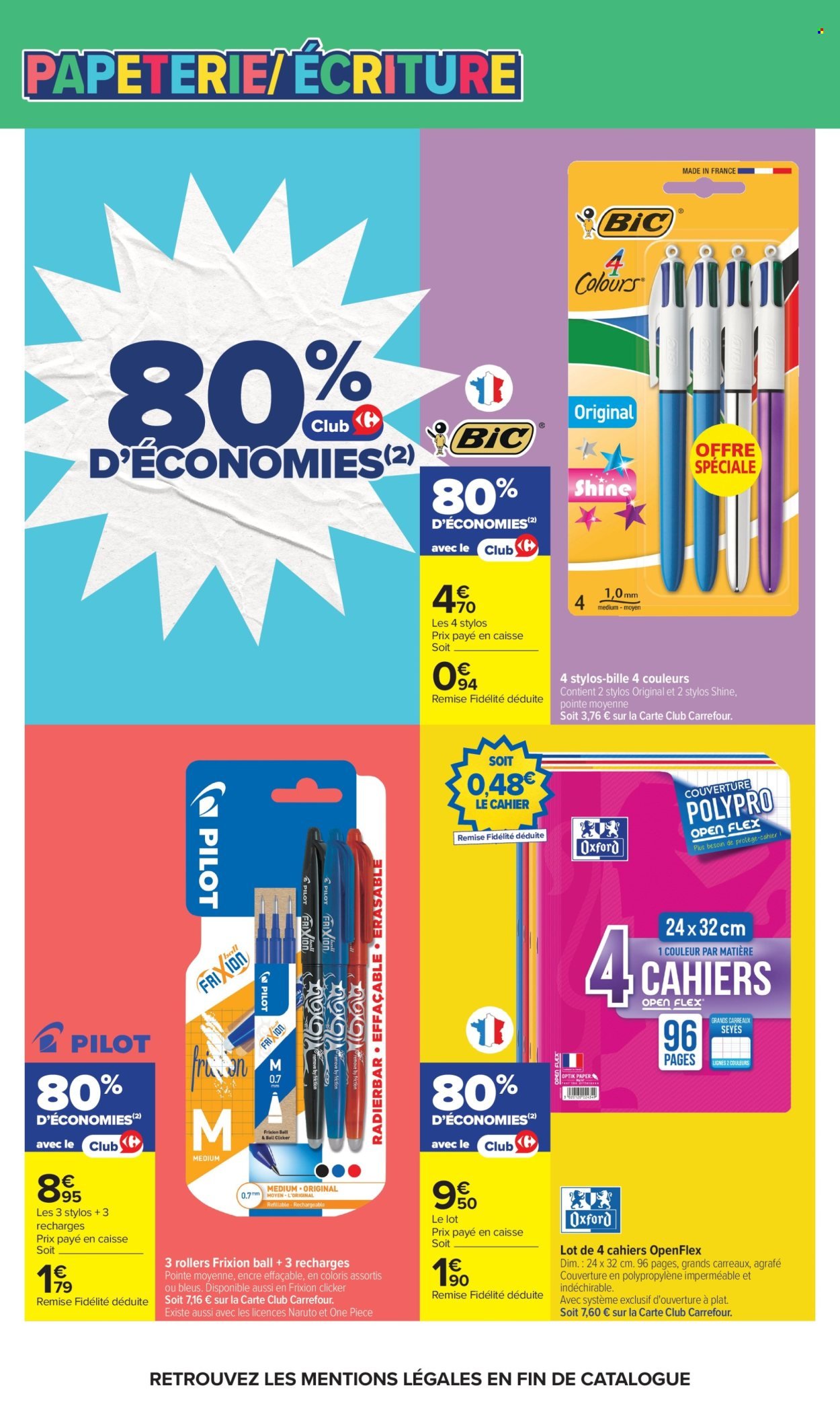 Catalogue CARREFOUR MARKET - RENTRÉE DES CLASSES
