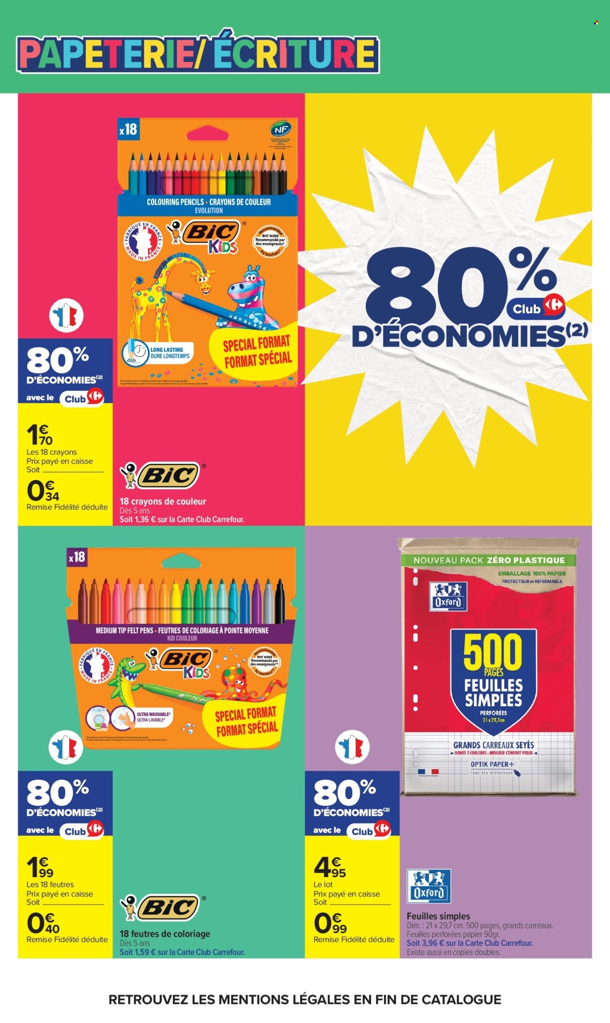 Catalogue CARREFOUR MARKET - RENTRÉE DES CLASSES