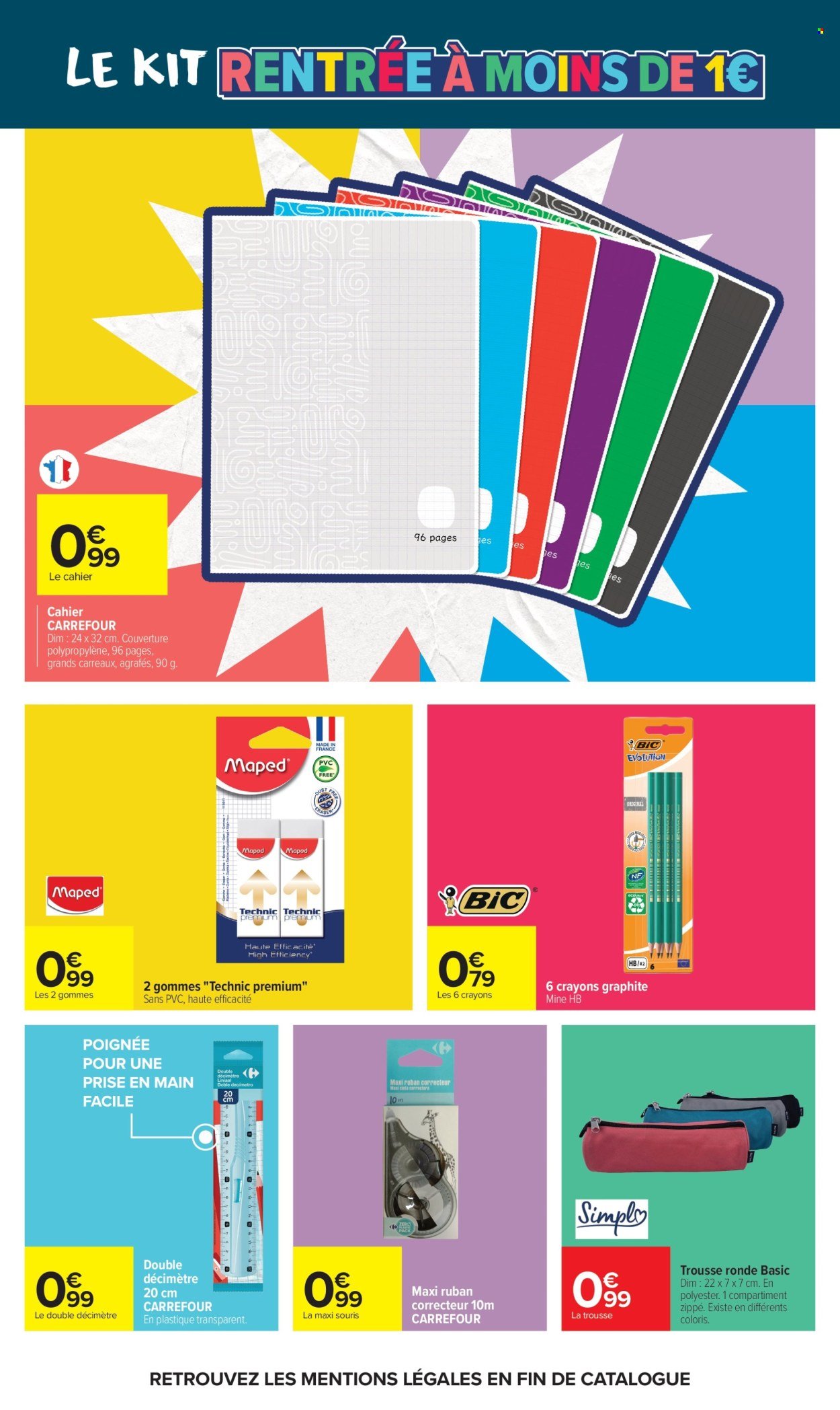 Catalogue CARREFOUR MARKET - RENTRÉE DES CLASSES