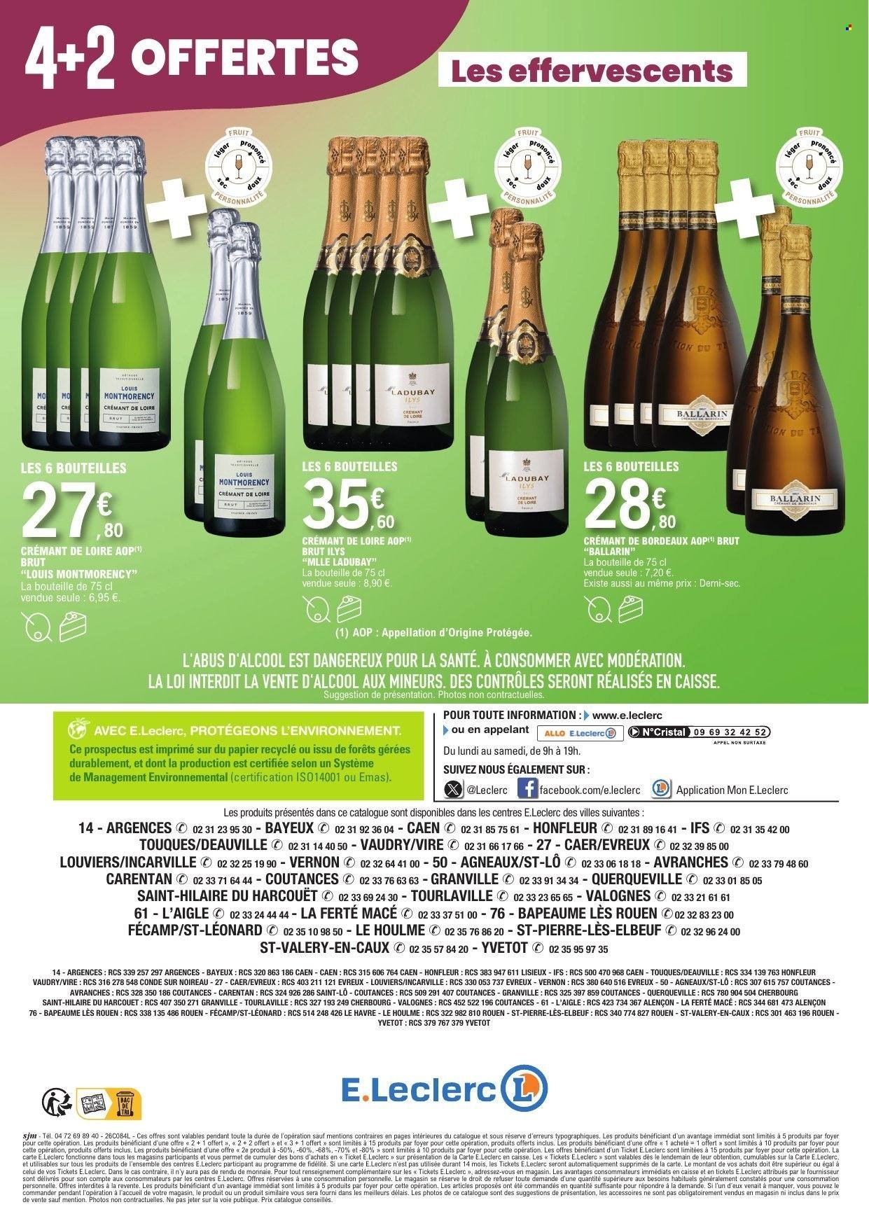 Catalogue E.LECLERC - Foire aux vins de printemps
