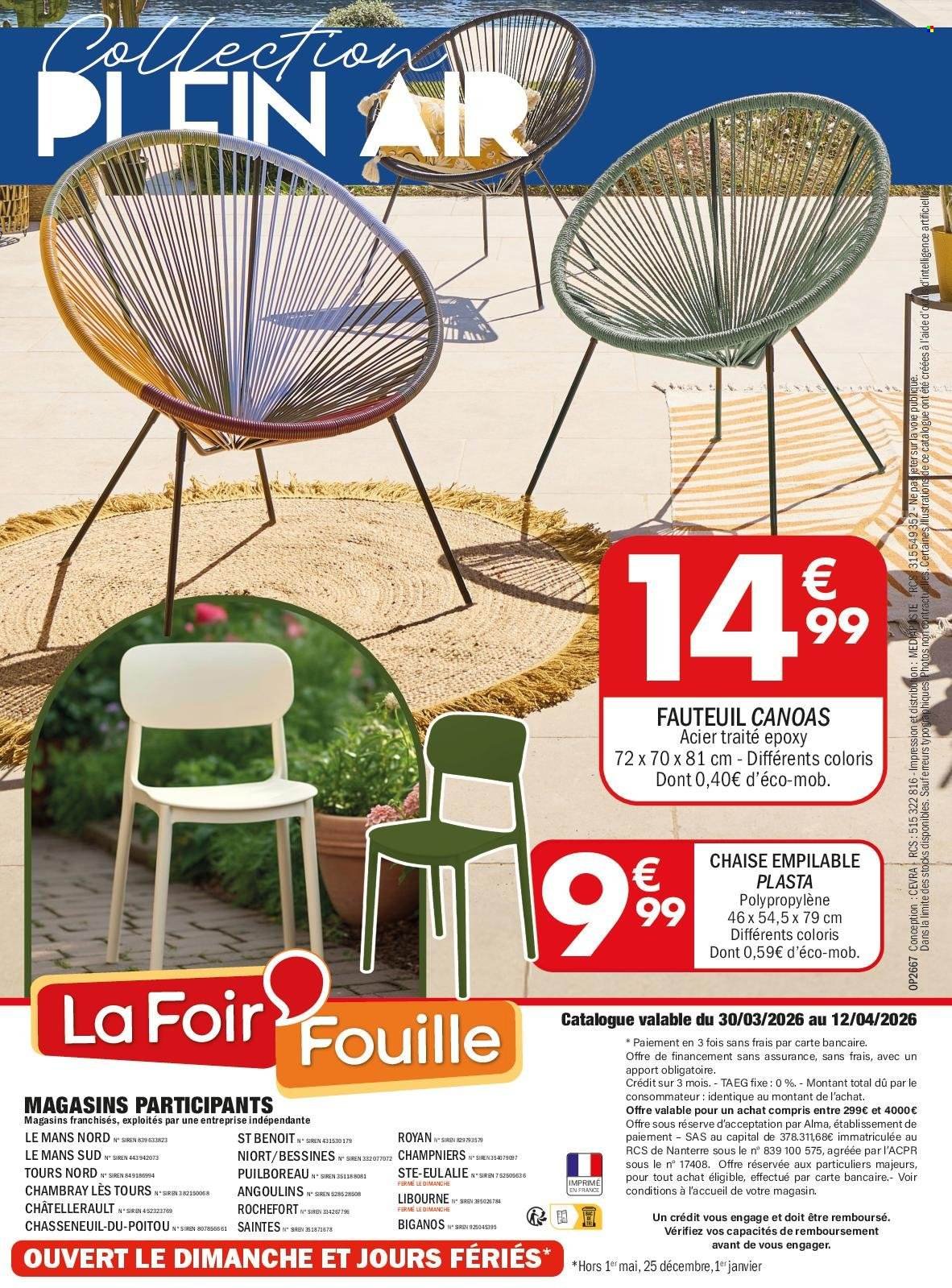 Catalogue LA FOIR'FOUILLE - Du lundi 30 mars 2026