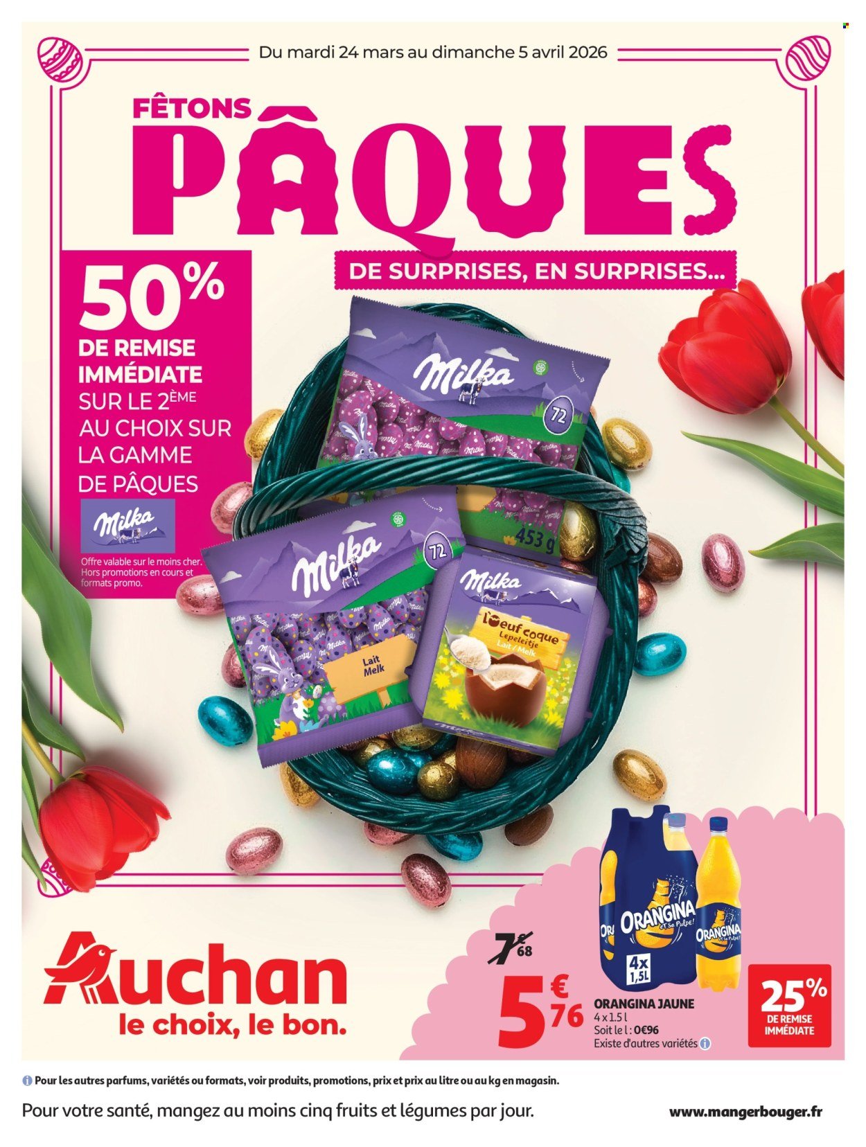 Catalogue AUCHAN - Chocolat Pâques hypers