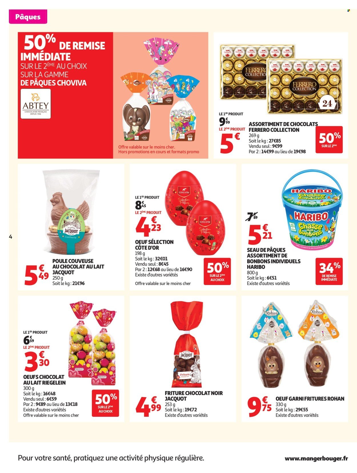 Catalogue AUCHAN - Chocolat Pâques hypers