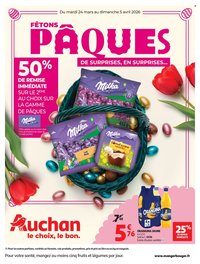 Catalogue AUCHAN - Chocolat Pâques hypers