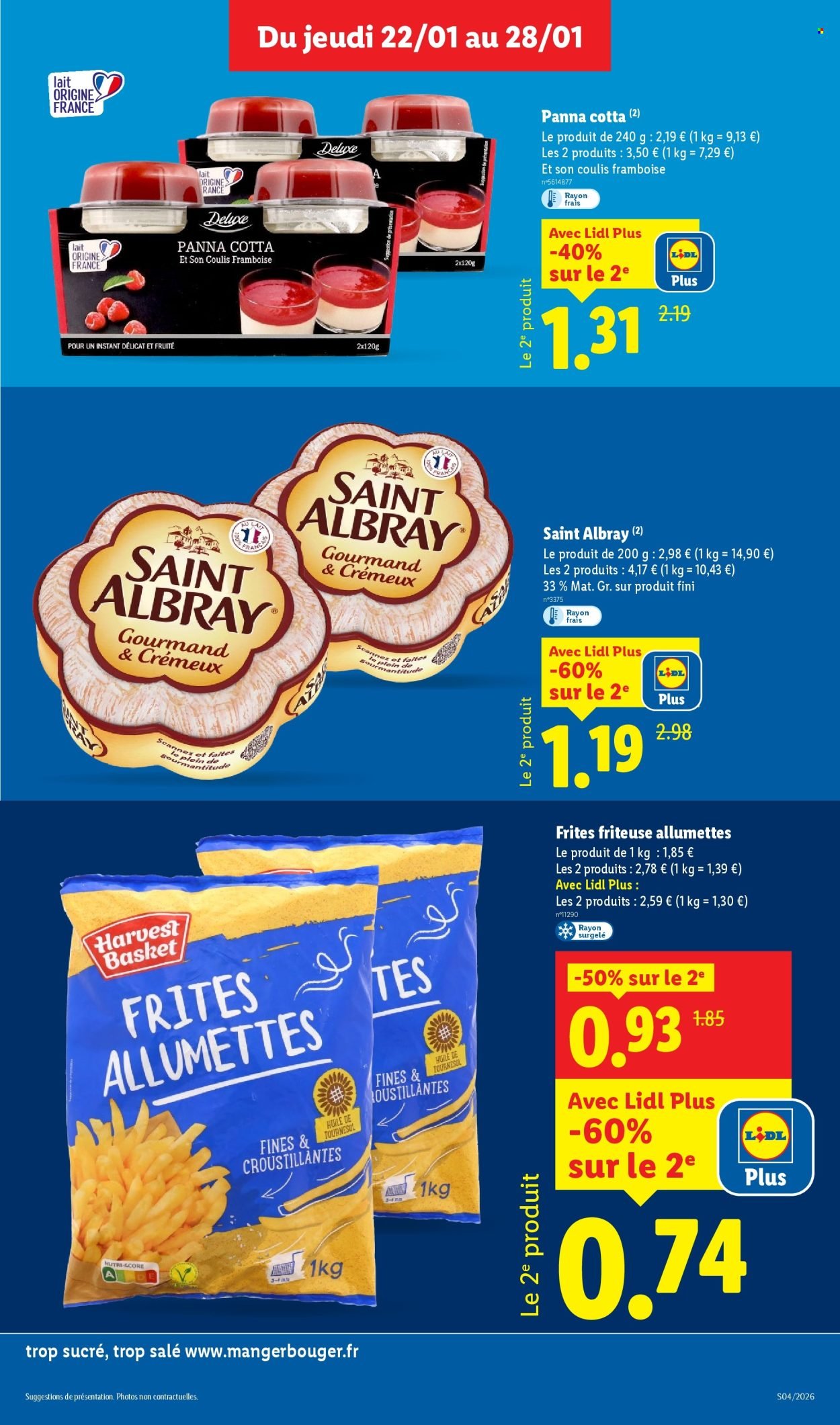 Catalogue LIDL - Les promos de la semaine (2026-01-22 - 2026-01-28)