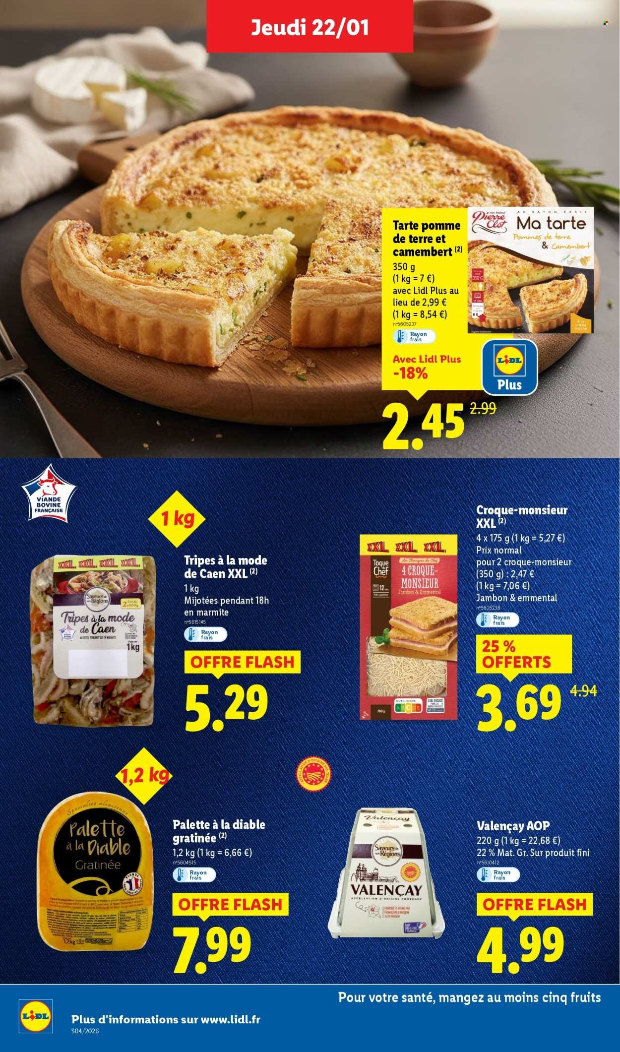 Catalogue LIDL - Les promos de la semaine (2026-01-22 - 2026-01-28)