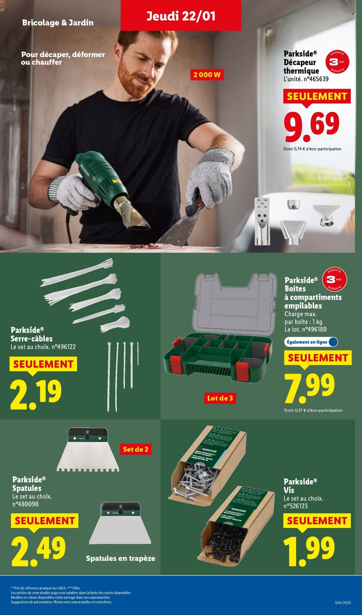 Catalogue LIDL - Les promos de la semaine (2026-01-22 - 2026-01-28)
